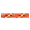 Das Bild zeigt die Beal 7mm Reepschnur in Pink mit bunter Musterung. Die Reepschnur liegt horizontal im Bild.