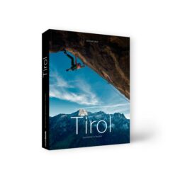 Das Bild zeigt das schwarze Cover mit Bild des Kletterführer Tirol von Michael Meisl.