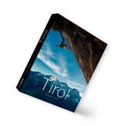 Das Bild zeigt das schwarze Cover mit Bild des Kletterführer Tirol von Michael Meisl.
