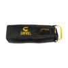 Schwarzer Grivel Crampon Safe Steigeisentasche mit gelben Logo.